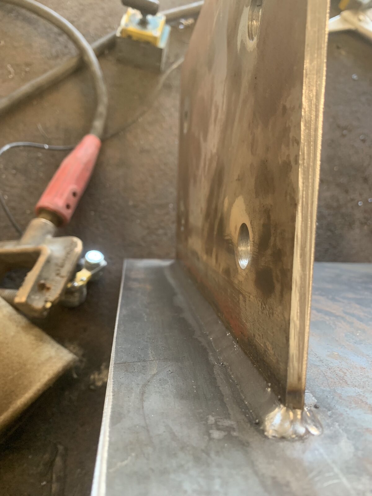 Structural steel and rigging work at Black Desert Resort, on-site fabrication