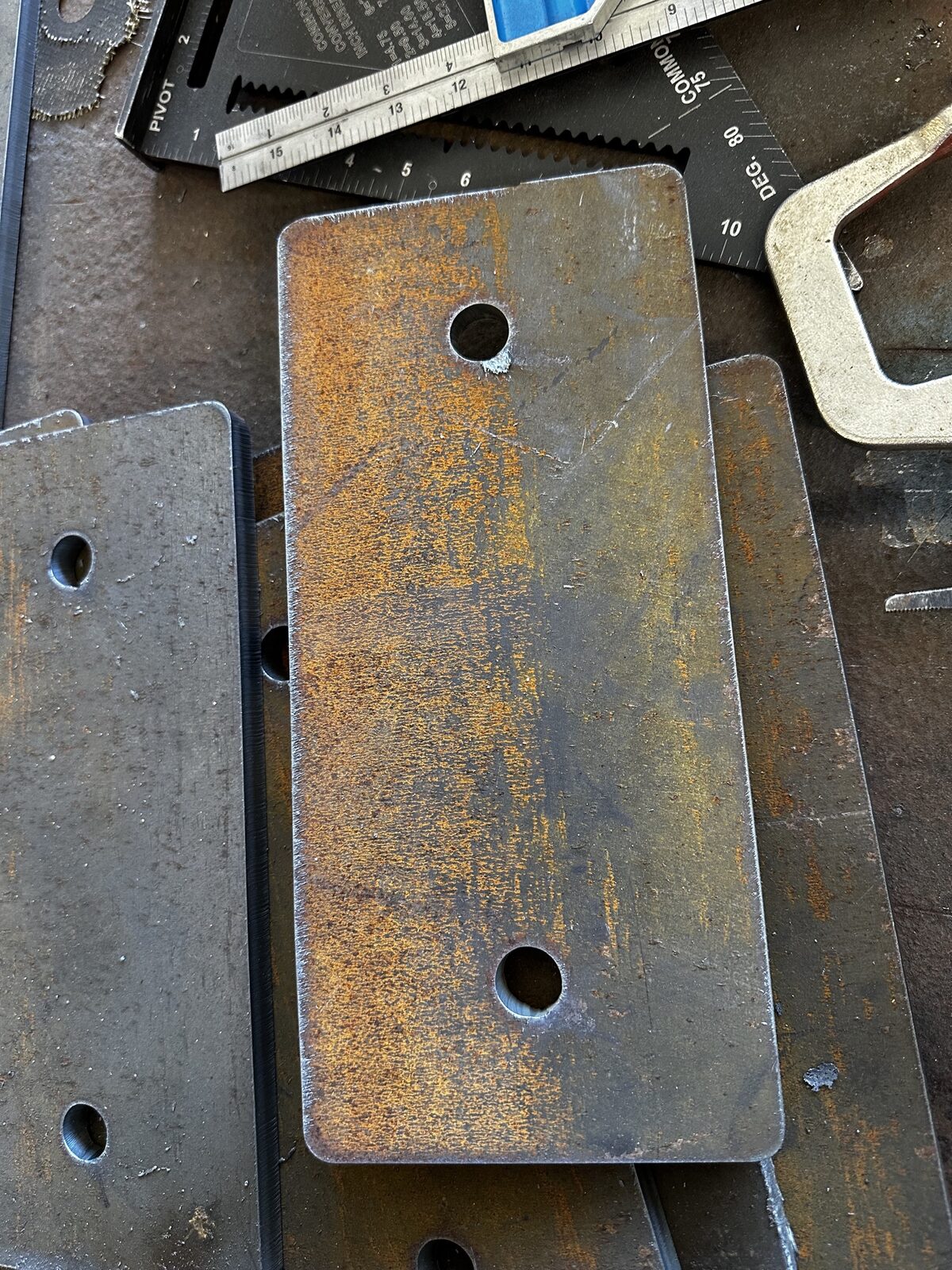 Structural steel and rigging work at Black Desert Resort, close-up