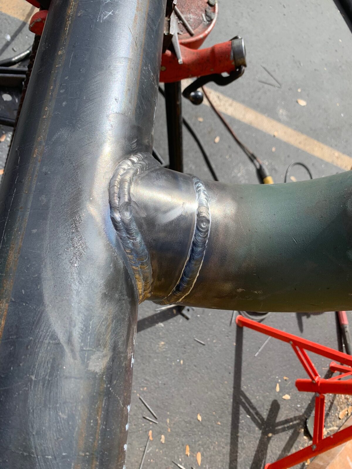 Mechanical piping run for new OR utilities