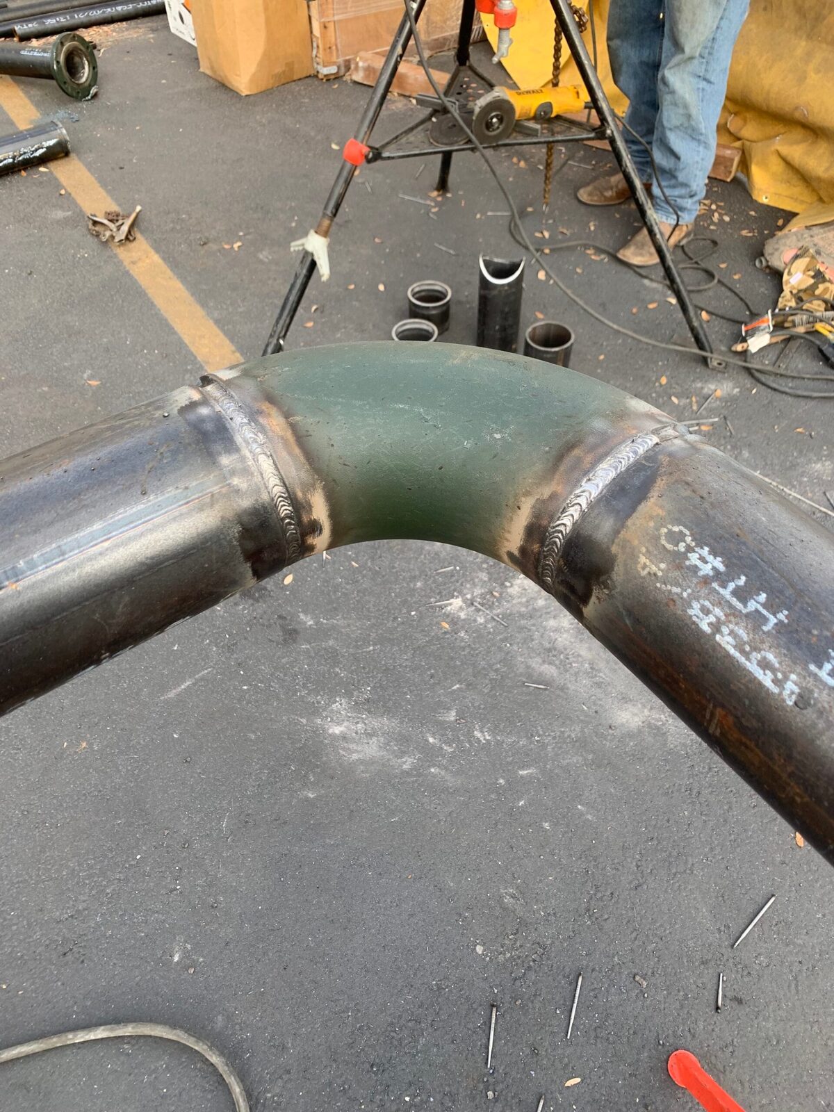 Pipe fabrication tie-in to existing systems