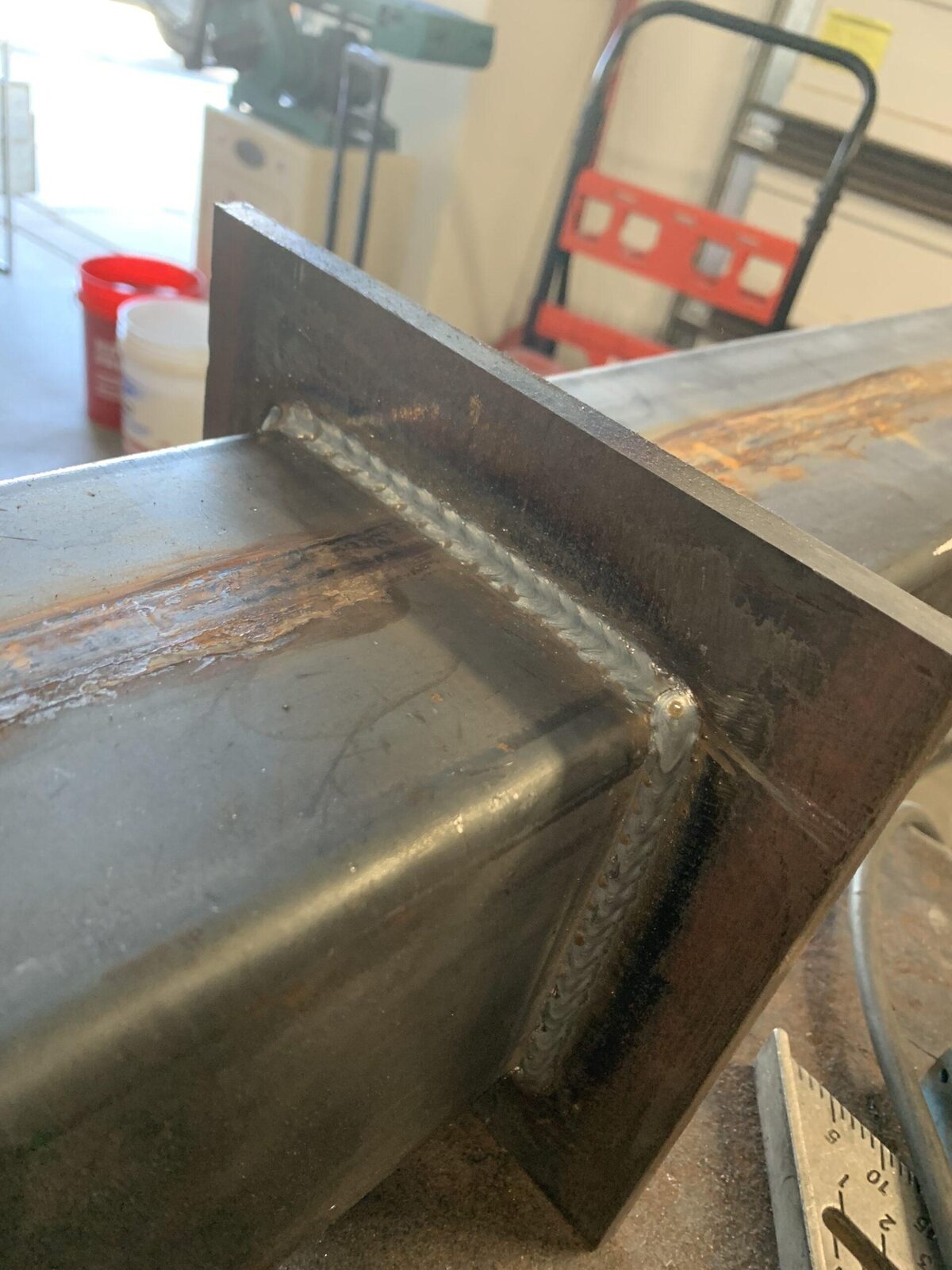 Equipment plate alignment detail